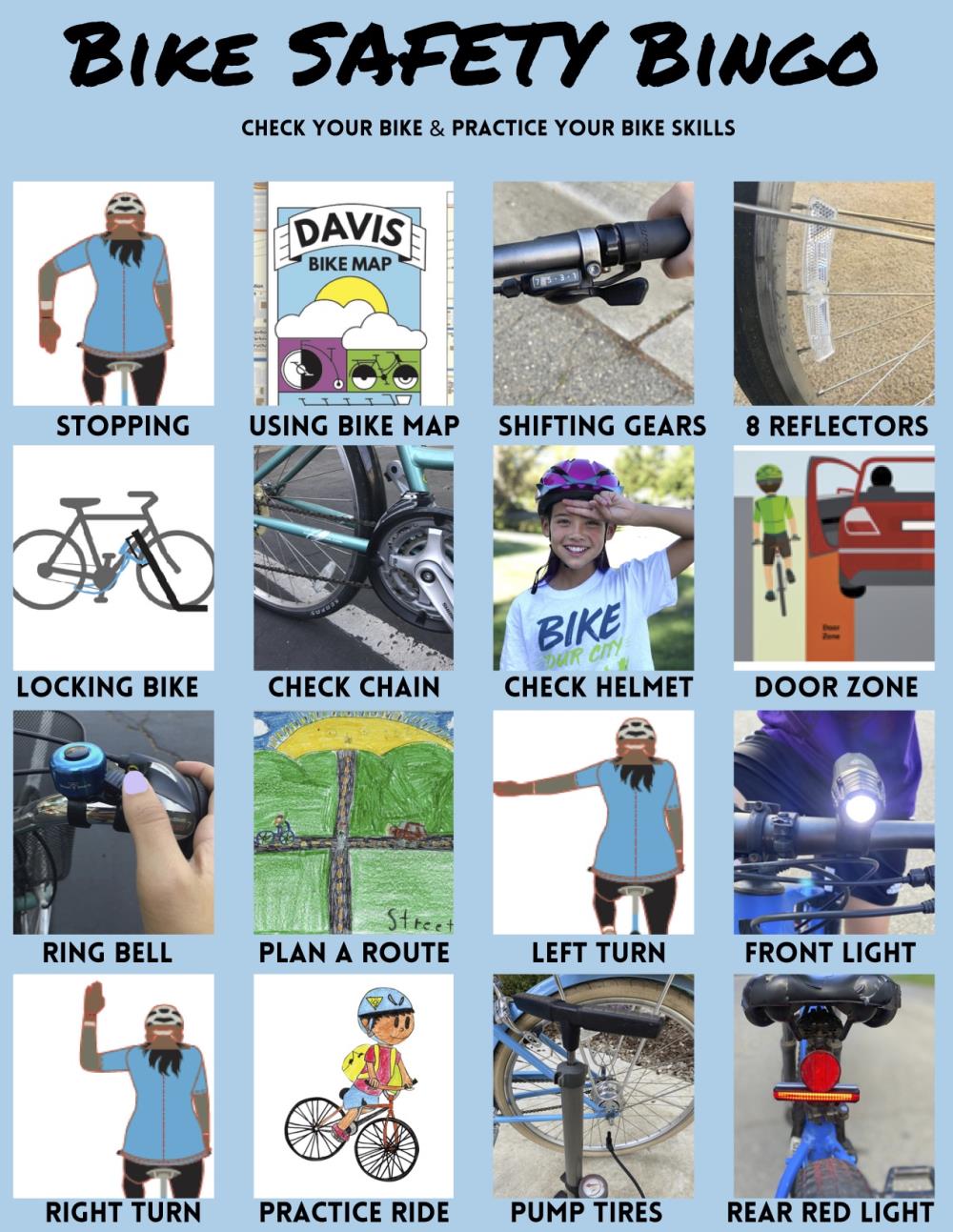 Bike Skills bingo image