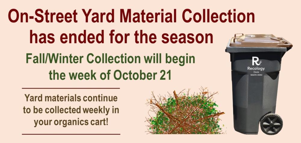 yard collection ended