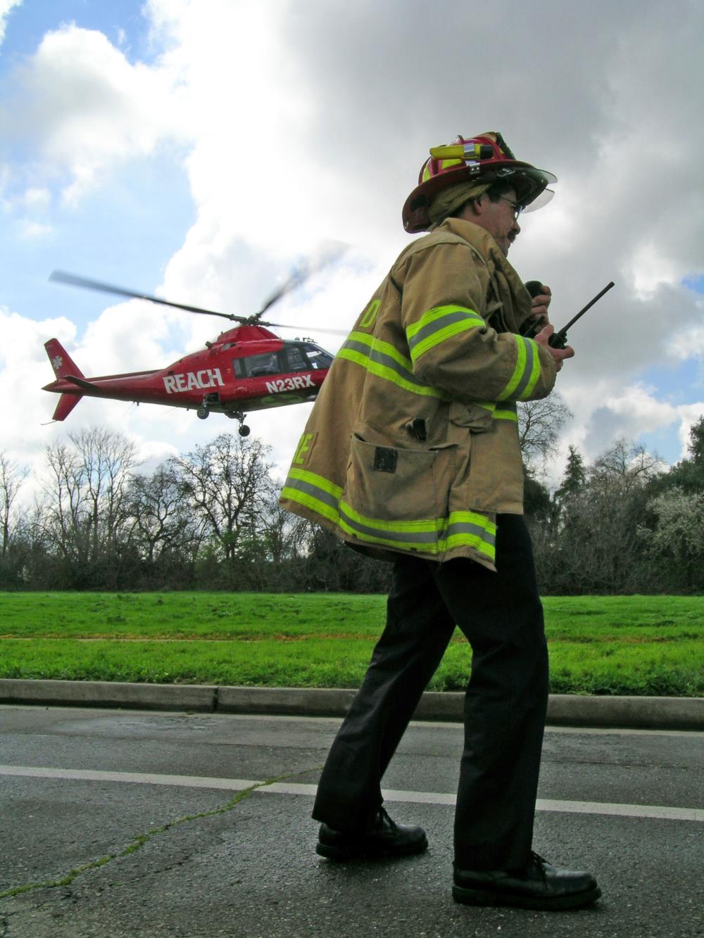 Davis Fireman at Work