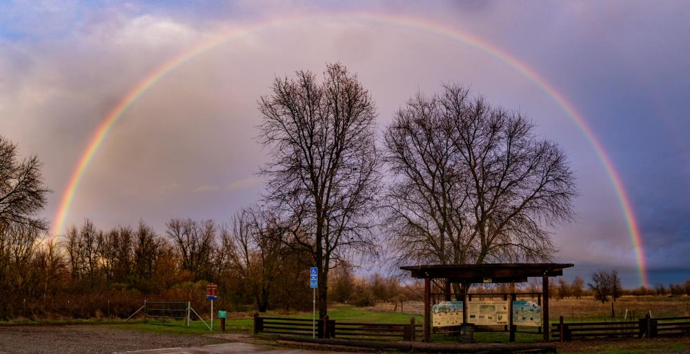 Rainbow over SFP (MH Photo)