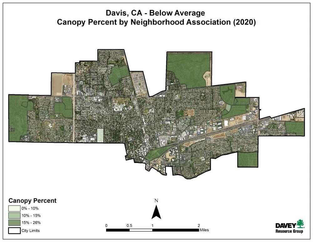 CanopyPercentBelowNeighborhoods