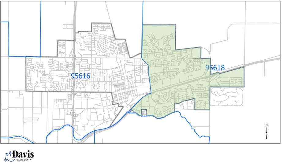 Zip Codes Map for Website, davis zip codes, map, planting map