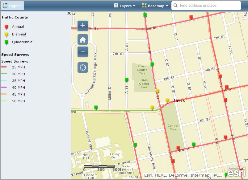 Traffic Data Map